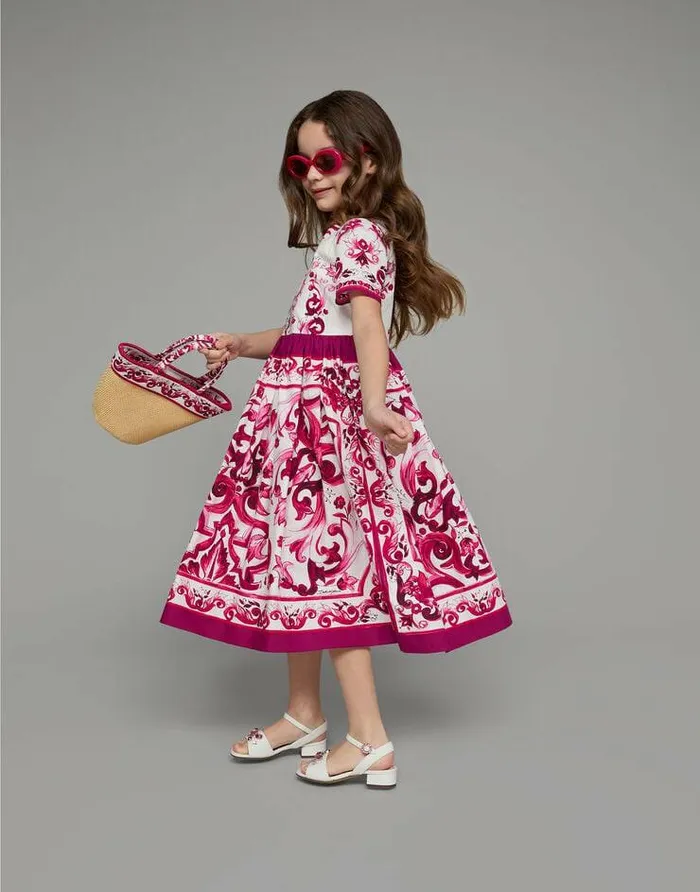 Dolce and Gabbana Accessories Children Straw Handbag Multicolor