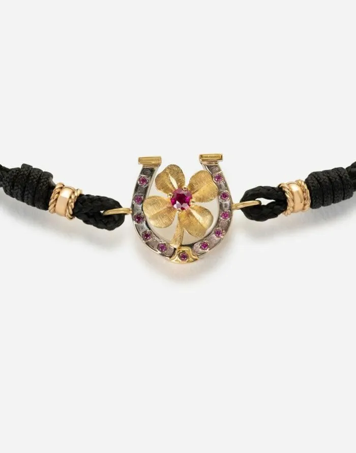 Dolce and Gabbana Bracelets Men Good Luck Bracelet Gold Dolce and Gabbana Bracelets Men Good Luck Bracelet Gold