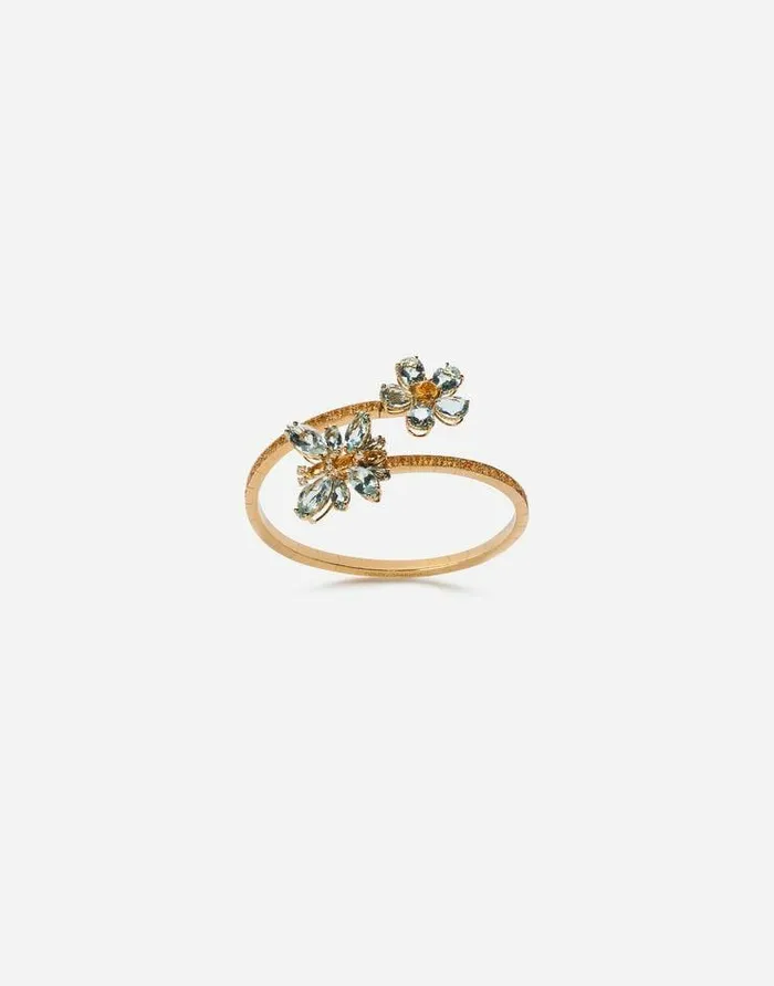 Dolce and Gabbana Bracelets Women Spring Yellow Gold Bracelet With Butterflyshaped Settings And Floral Decoration Gold Dolce and Gabbana Bracelets Women Spring Yellow Gold Bracelet With Butterflyshaped Settings And Floral Decoration Gold