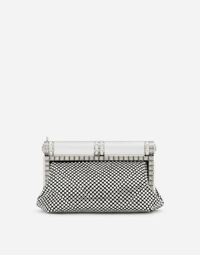 Dolce and Gabbana Clutches Mini And Micro Bags Women Satin Bag With Fusible Rhinestones Multicolor Dolce and Gabbana Clutches Mini And Micro Bags Women Satin Bag With Fusible Rhinestones Multicolor