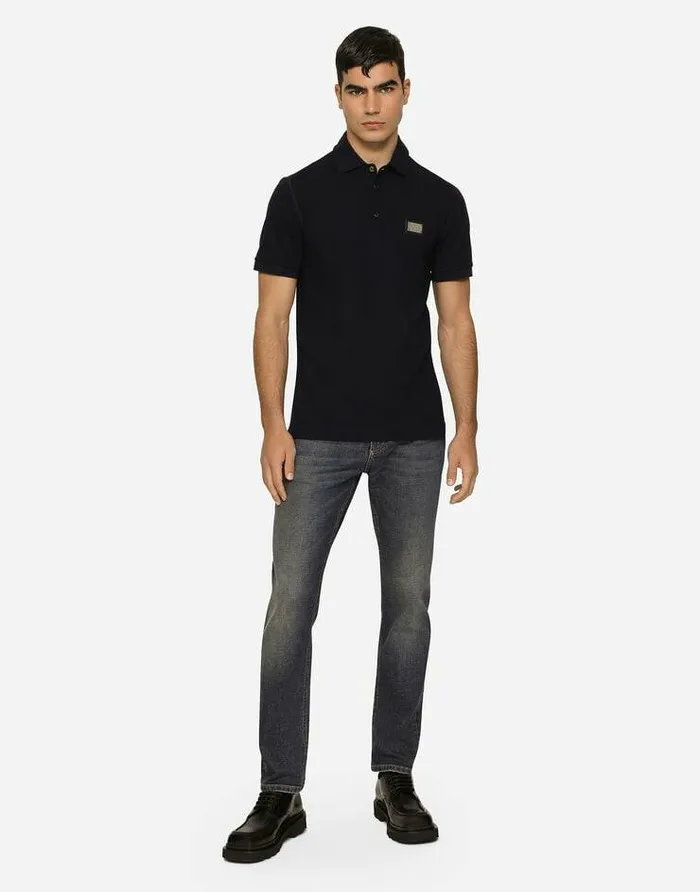 Dolce and Gabbana Denim Men Regularfit Blue Wash Stretch Jeans Multicolor Dolce and Gabbana Denim Men Regularfit Blue Wash Stretch Jeans Multicolor