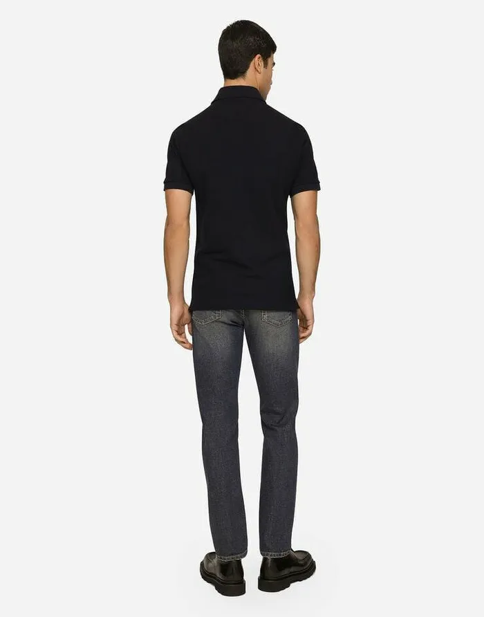 Dolce and Gabbana Denim Men Regularfit Blue Wash Stretch Jeans Multicolor Dolce and Gabbana Denim Men Regularfit Blue Wash Stretch Jeans Multicolor