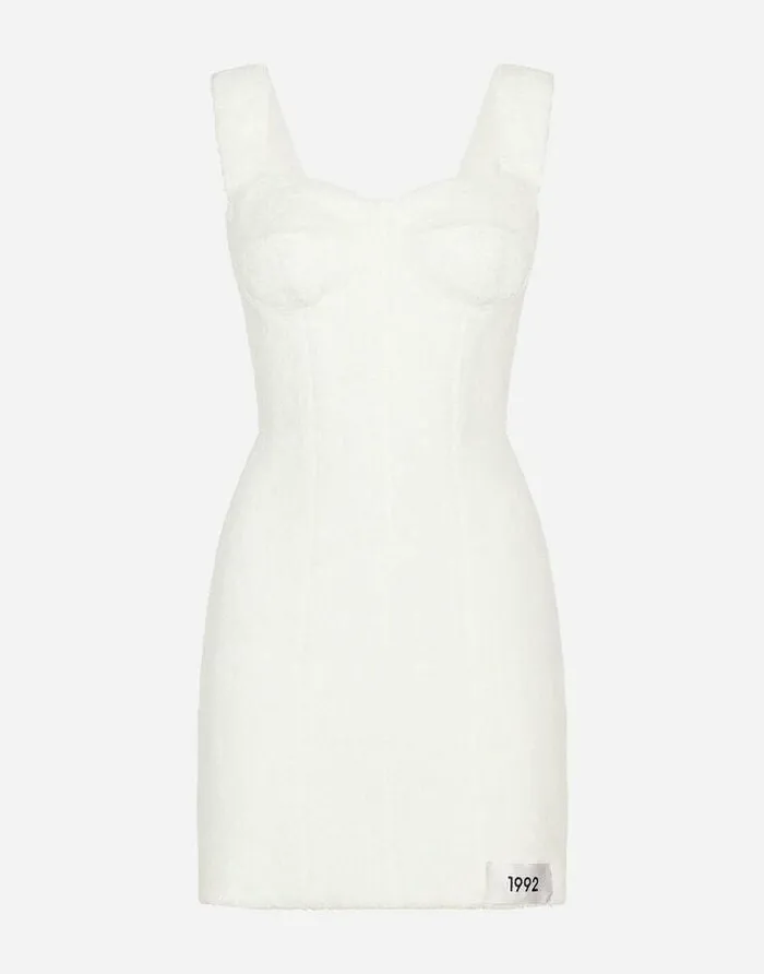 Dolce and Gabbana Dresses Women KIM DOLCEandGABBANA Terrycloth Minidress White Dolce and Gabbana Dresses Women KIM DOLCEandGABBANA Terrycloth Minidress White