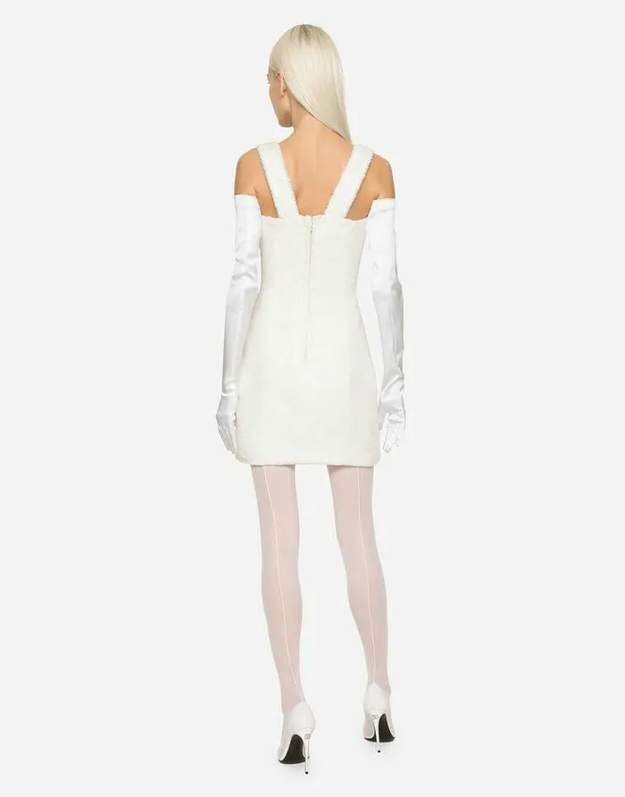 Dolce and Gabbana Dresses Women KIM DOLCEandGABBANA Terrycloth Minidress White Dolce and Gabbana Dresses Women KIM DOLCEandGABBANA Terrycloth Minidress White