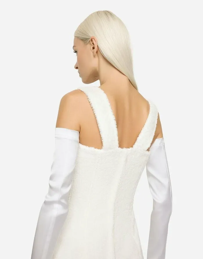 Dolce and Gabbana Dresses Women KIM DOLCEandGABBANA Terrycloth Minidress White Dolce and Gabbana Dresses Women KIM DOLCEandGABBANA Terrycloth Minidress White