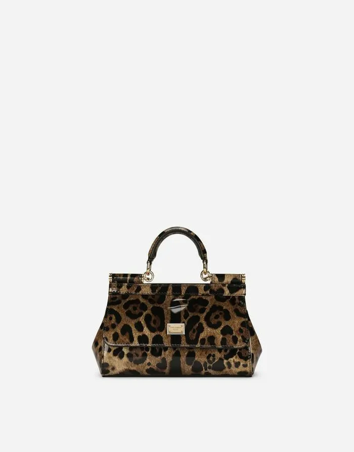 Dolce and Gabbana Handbags Women KIM DOLCEandGABBANA Small Sicily Handbag Animal Print Dolce and Gabbana Handbags Women KIM DOLCEandGABBANA Small Sicily Handbag Animal Print