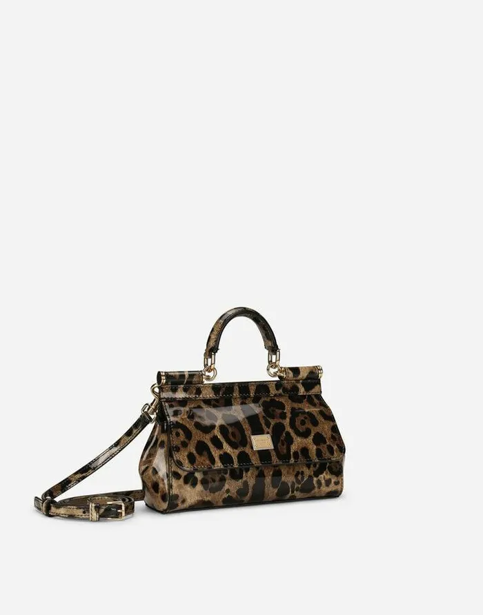 Dolce and Gabbana Handbags Women KIM DOLCEandGABBANA Small Sicily Handbag Animal Print Dolce and Gabbana Handbags Women KIM DOLCEandGABBANA Small Sicily Handbag Animal Print