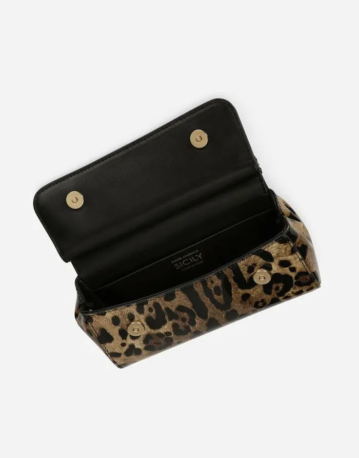 Dolce and Gabbana Handbags Women KIM DOLCEandGABBANA Small Sicily Handbag Animal Print Dolce and Gabbana Handbags Women KIM DOLCEandGABBANA Small Sicily Handbag Animal Print
