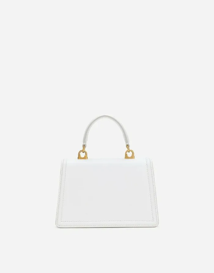Dolce and Gabbana Handbags Women Small Smooth Calfskin Devotion Bag White Dolce and Gabbana Handbags Women Small Smooth Calfskin Devotion Bag White