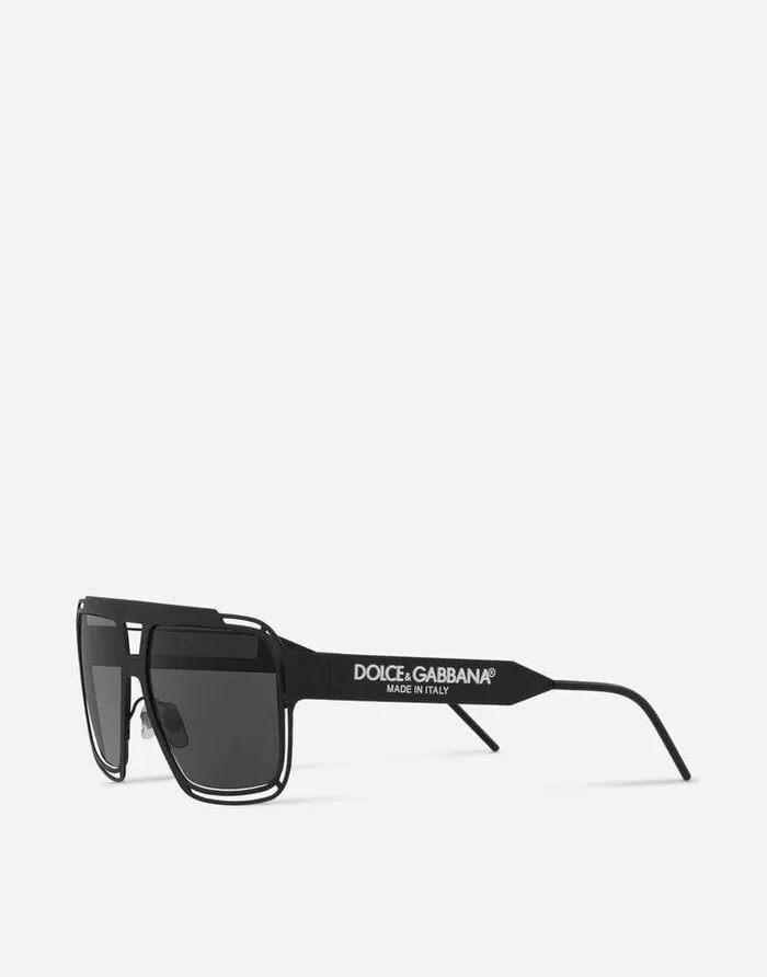 Dolce and Gabbana Icons Men DG Logo Sunglasses Black Dolce and Gabbana Icons Men DG Logo Sunglasses Black