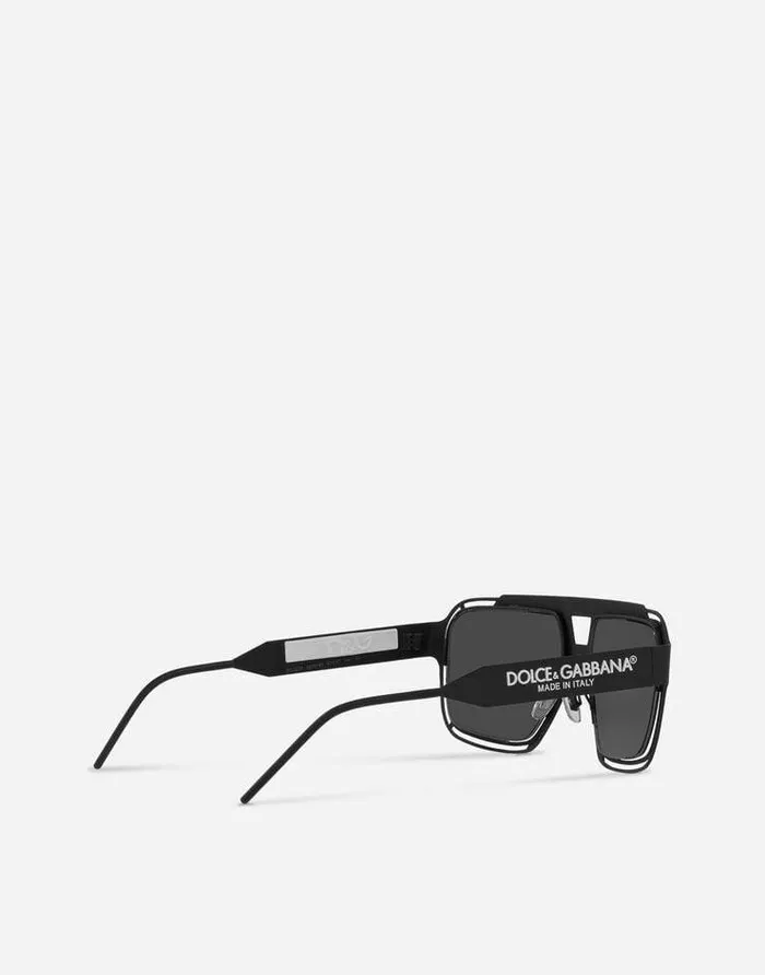 Dolce and Gabbana Icons Men DG Logo Sunglasses Black Dolce and Gabbana Icons Men DG Logo Sunglasses Black