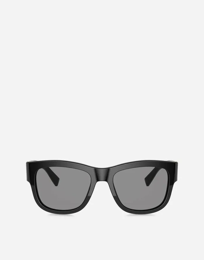 Dolce and Gabbana Icons Men Gros Grain Sunglasses Black