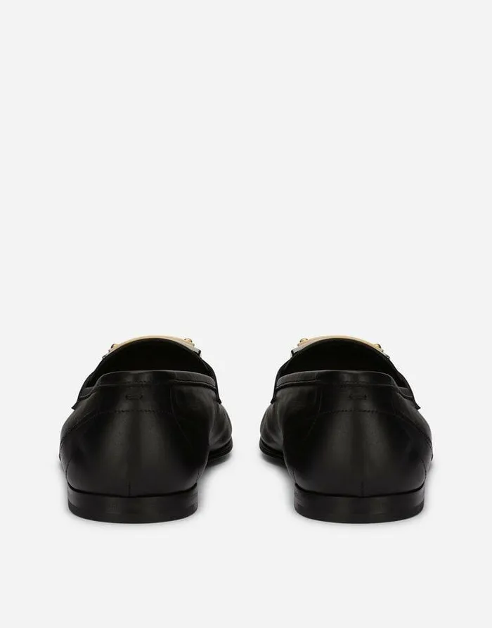 Dolce and Gabbana Loafers And Moccasins Men Calfskin Loafers Black Dolce and Gabbana Loafers And Moccasins Men Calfskin Loafers Black
