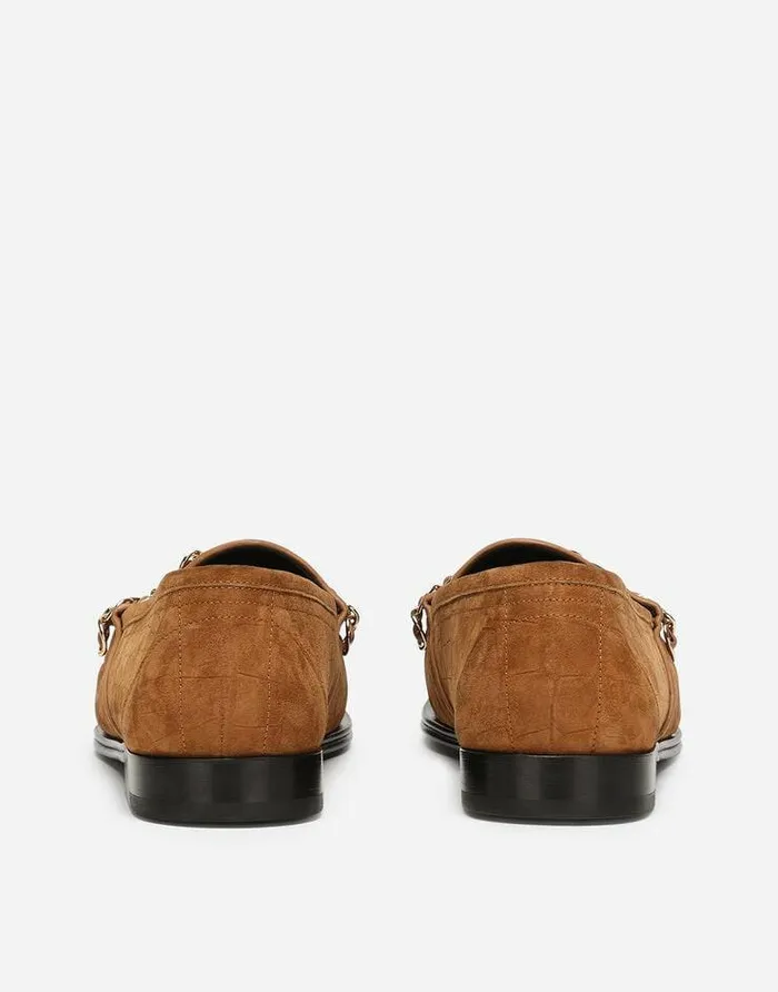 Dolce and Gabbana Loafers And Moccasins Men Calfskin Suede Visconti Loafers Beige Dolce and Gabbana Loafers And Moccasins Men Calfskin Suede Visconti Loafers Beige