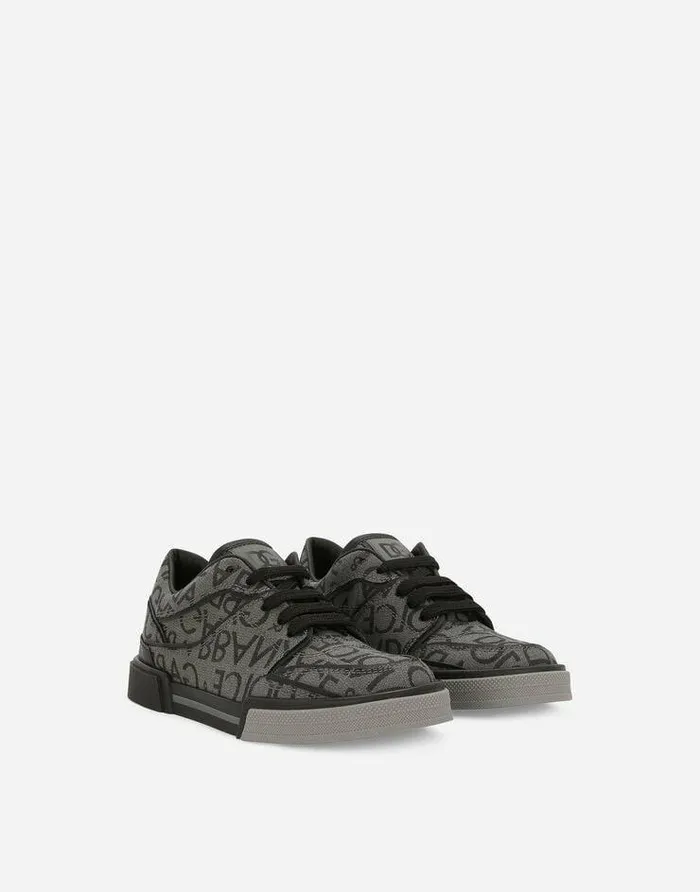 Dolce and Gabbana Mini Me Boy Children Calfskin New Roma Sneakers Multicolor Dolce and Gabbana Mini Me Boy Children Calfskin New Roma Sneakers Multicolor