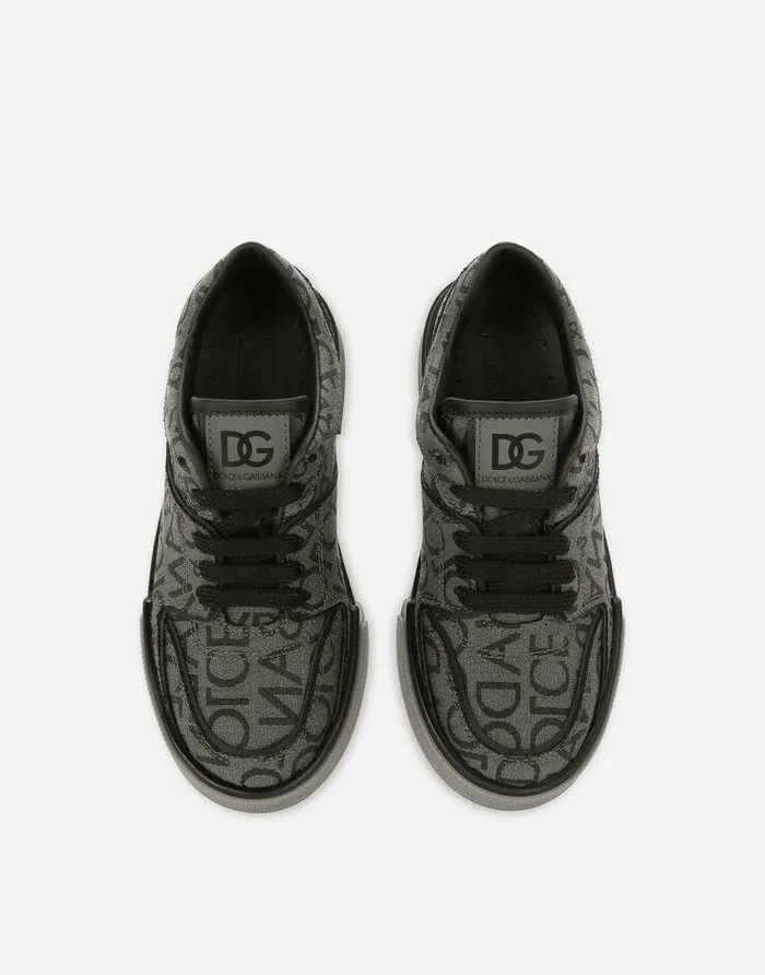 Dolce and Gabbana Mini Me Boy Children Calfskin New Roma Sneakers Multicolor Dolce and Gabbana Mini Me Boy Children Calfskin New Roma Sneakers Multicolor