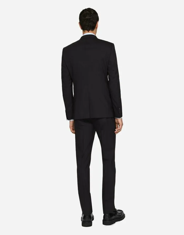 Dolce and Gabbana Shirts Men Stretch Poplin Goldfit Shirt Azure Dolce and Gabbana Shirts Men Stretch Poplin Goldfit Shirt Azure