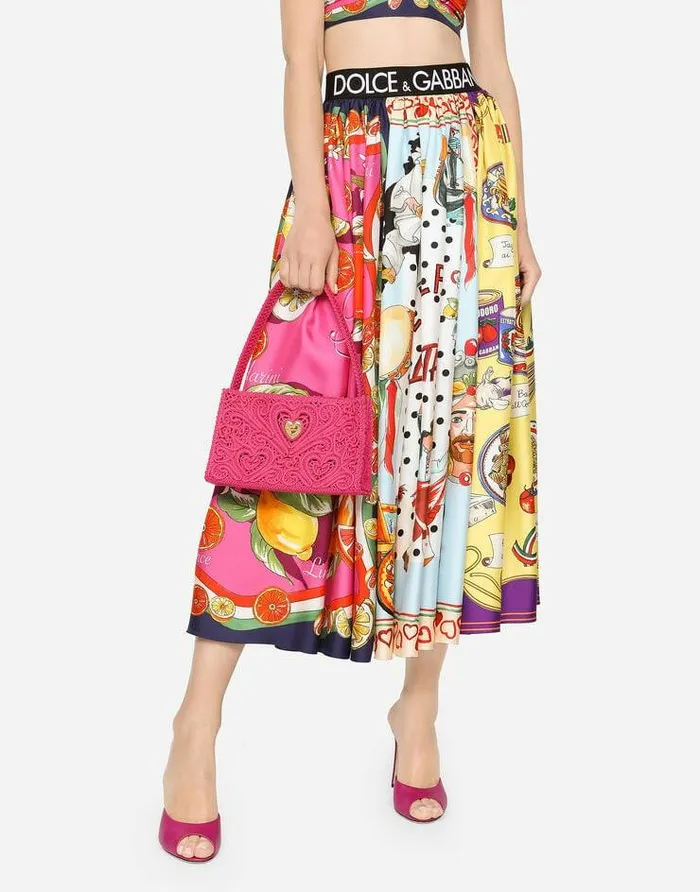 Dolce and Gabbana Shoulder And Crossbody Bags Women Cordonetto Shoulder Bag Fuchsia Dolce and Gabbana Shoulder And Crossbody Bags Women Cordonetto Shoulder Bag Fuchsia