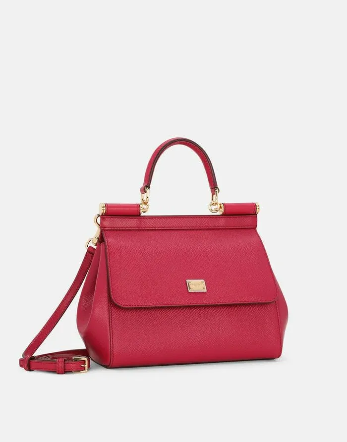 Dolce and Gabbana Shoulder And Crossbody Bags Women Medium Sicily Handbag Fuchsia Dolce and Gabbana Shoulder And Crossbody Bags Women Medium Sicily Handbag Fuchsia