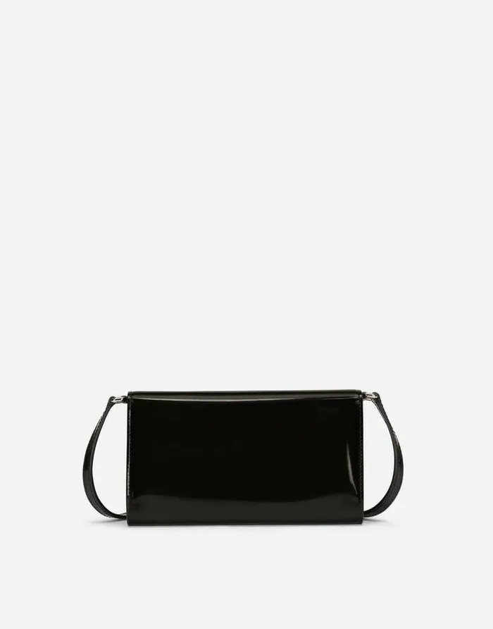 Dolce and Gabbana Shoulder And Crossbody Bags Women Polished Calfskin 35 Clutch Black Dolce and Gabbana Shoulder And Crossbody Bags Women Polished Calfskin 35 Clutch Black