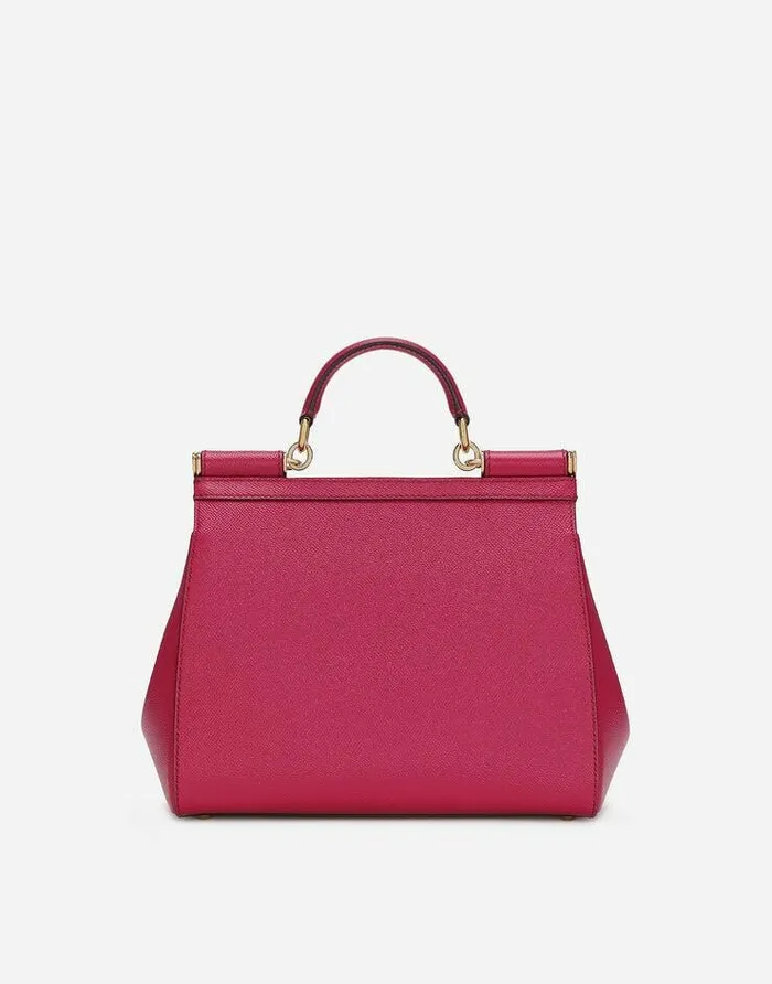 Dolce and Gabbana Sicily Women Large Sicily Handbag Fuchsia Dolce and Gabbana Sicily Women Large Sicily Handbag Fuchsia