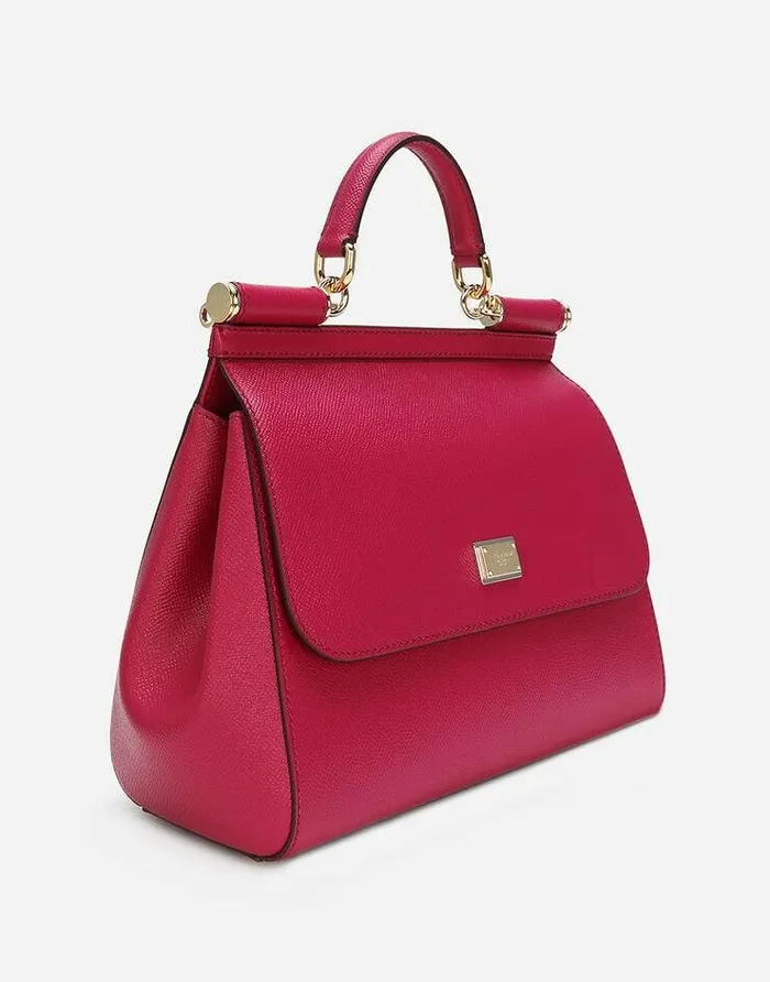 Dolce and Gabbana Sicily Women Large Sicily Handbag Fuchsia Dolce and Gabbana Sicily Women Large Sicily Handbag Fuchsia