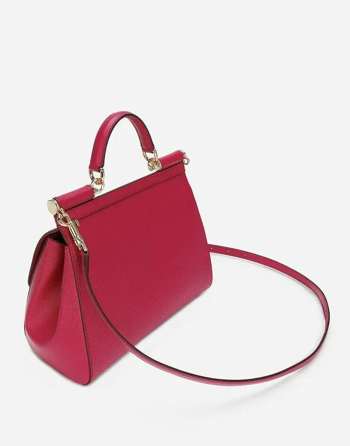 Dolce and Gabbana Sicily Women Large Sicily Handbag Fuchsia Dolce and Gabbana Sicily Women Large Sicily Handbag Fuchsia