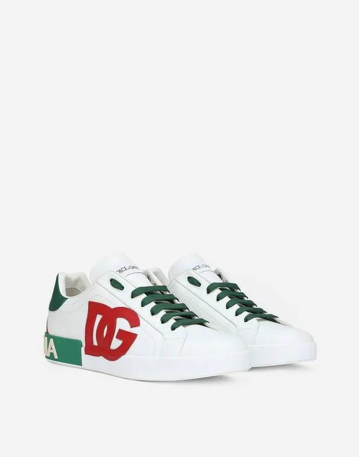 Dolce and Gabbana Sneakers Men Calfskin Portofino Sneakers Multicolor Dolce and Gabbana Sneakers Men Calfskin Portofino Sneakers Multicolor