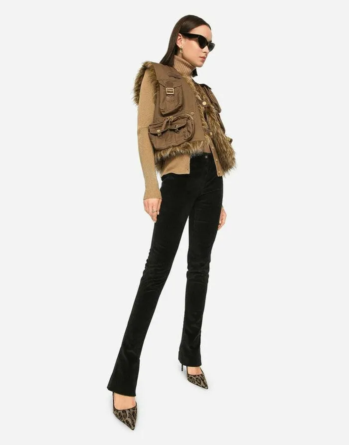 Dolce and Gabbana Sweaters And Cardigans Women Wool And Cashmere Cardigan With Detachable Collar Multicolor Dolce and Gabbana Sweaters And Cardigans Women Wool And Cashmere Cardigan With Detachable Collar Multicolor
