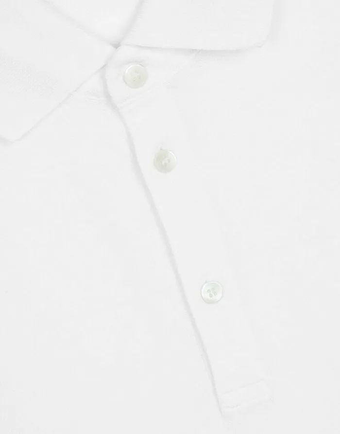 Dolce and Gabbana TShirts And Polos Men Cotton Piqu Poloshirt With Branded Plate White Dolce and Gabbana TShirts And Polos Men Cotton Piqu Poloshirt With Branded Plate White