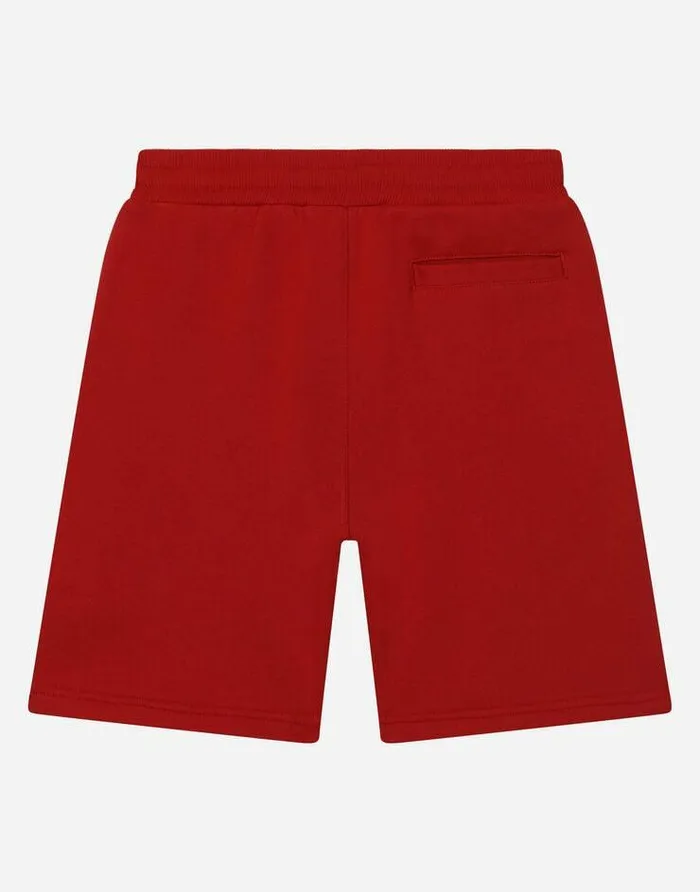 Dolce and Gabbana Trousers And Shorts Children Jersey Jogging Shorts With DG Logo Band Red Dolce and Gabbana Trousers And Shorts Children Jersey Jogging Shorts With DG Logo Band Red