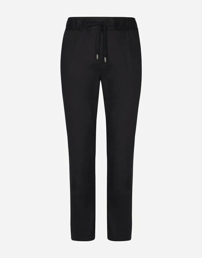 Dolce and Gabbana Trousers And Shorts Men Stretch Cotton Jogging Pants With Tag Blue Dolce and Gabbana Trousers And Shorts Men Stretch Cotton Jogging Pants With Tag Blue