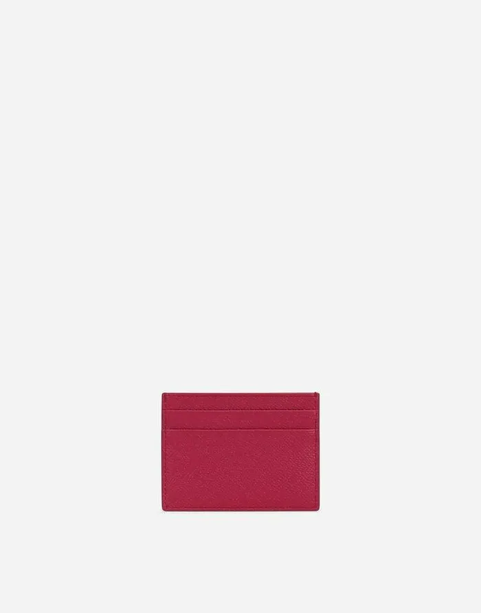 Dolce and Gabbana Wallets And Small Leather Goods Women Dauphine Calfskin Card Holder Fuchsia Dolce and Gabbana Wallets And Small Leather Goods Women Dauphine Calfskin Card Holder Fuchsia
