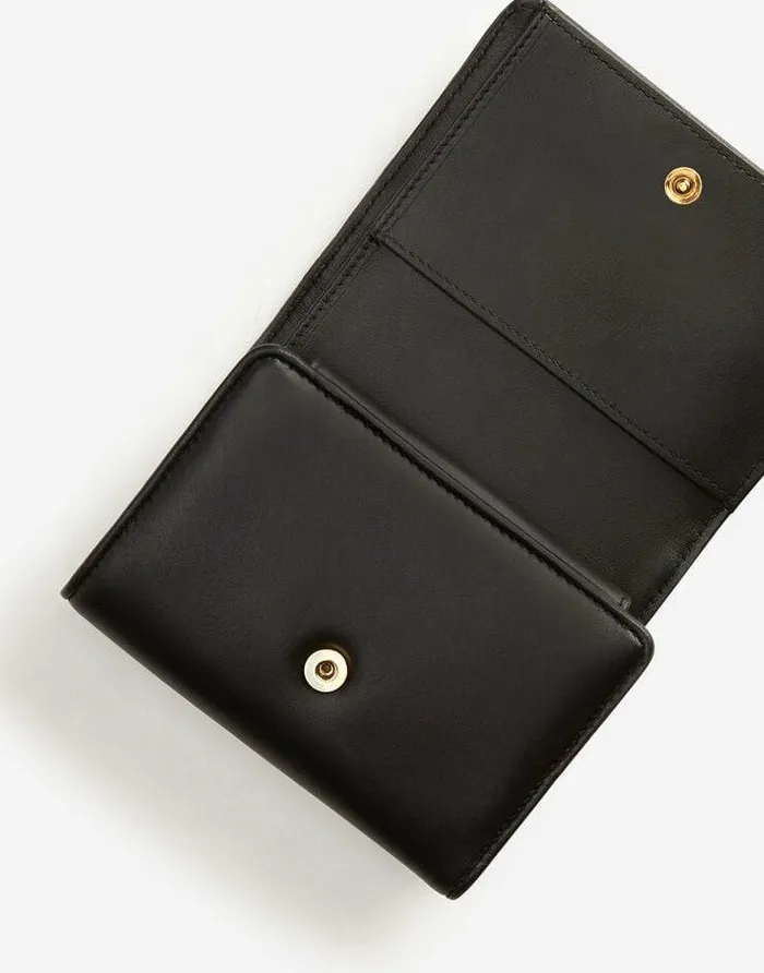 Dolce and Gabbana Wallets And Small Leather Goods Women Small Continental Devotion Wallet Black Dolce and Gabbana Wallets And Small Leather Goods Women Small Continental Devotion Wallet Black