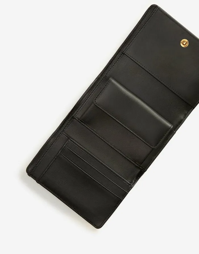 Dolce and Gabbana Wallets And Small Leather Goods Women Small Continental Devotion Wallet Black Dolce and Gabbana Wallets And Small Leather Goods Women Small Continental Devotion Wallet Black