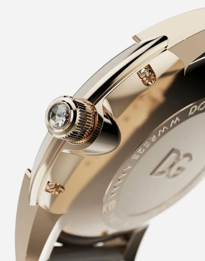 Dolce and Gabbana WatchesandStraps Women DG7 Barocco Watch With Grey Satin Strap Greynude Dolce and Gabbana WatchesandStraps Women DG7 Barocco Watch With Grey Satin Strap Greynude