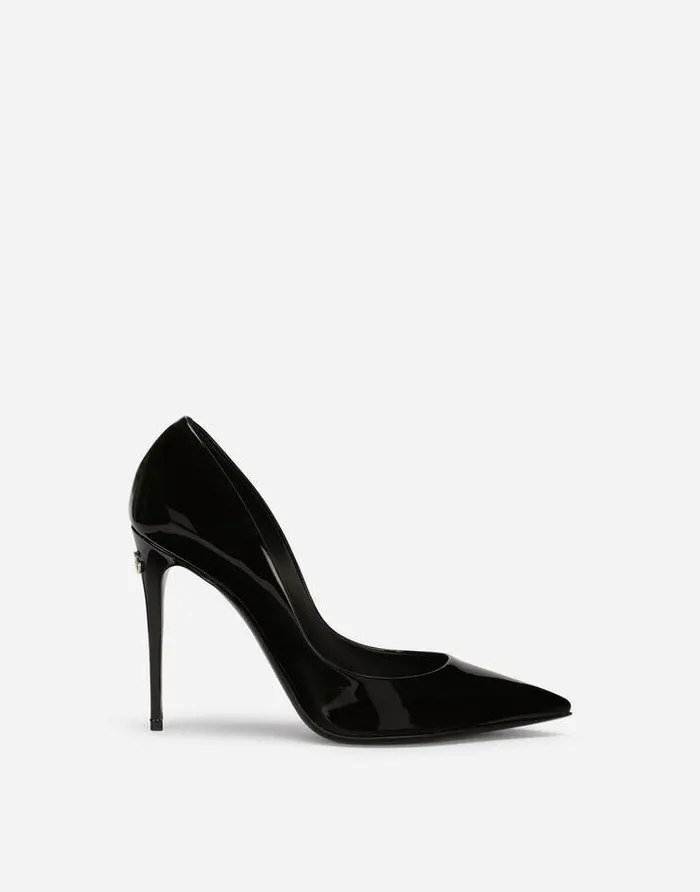 Dolce and Gabbana Wear It Like DGCelebs Women Patent Leather Pumps Black
