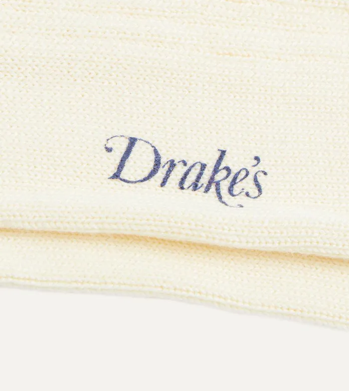 Drake039s Green And Ecru Heavy Striped Sport Socks 8211 Accessories