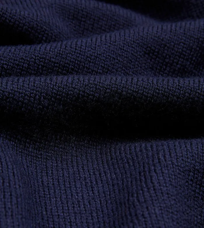 Drake039s Navy Merino Wool Knitted Vest 8211 Clothing