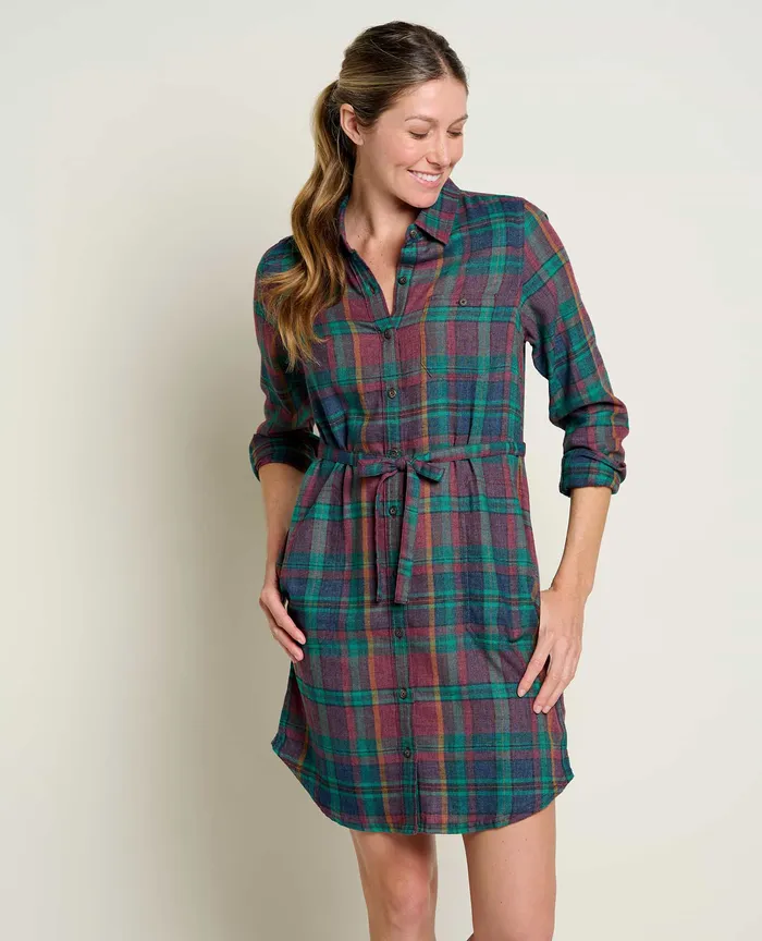 Dresses Women8217s ToadandCo ReForm Flannel Shirtdress Aurora