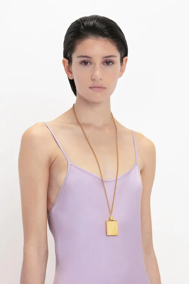 Dresses Women Victoria Beckham Low Back Cami FloorLength Dress In Petunia