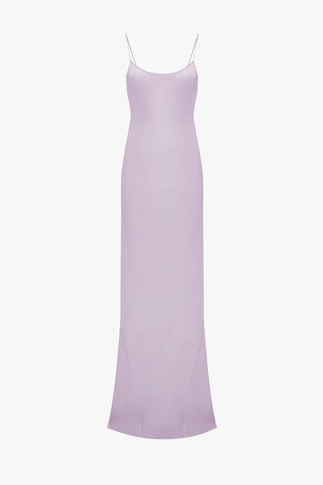 Dresses Women Victoria Beckham Low Back Cami FloorLength Dress In Petunia