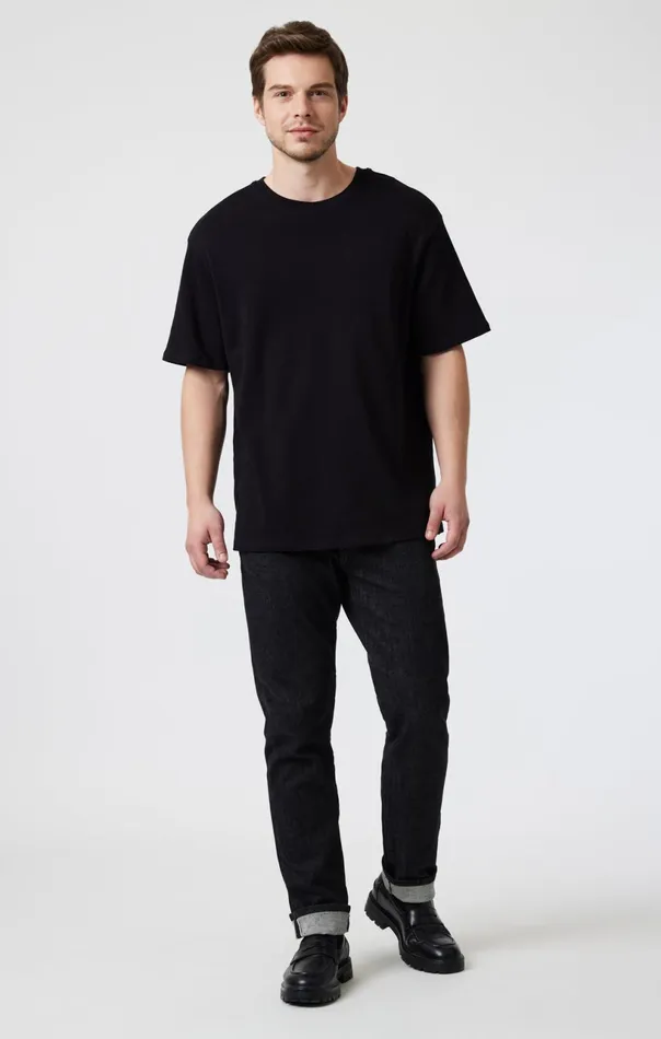 Drop Shoulder TShirt In Black Men Mavi Jeans TShirts Drop Shoulder TShirt In Black Men Mavi Jeans TShirts