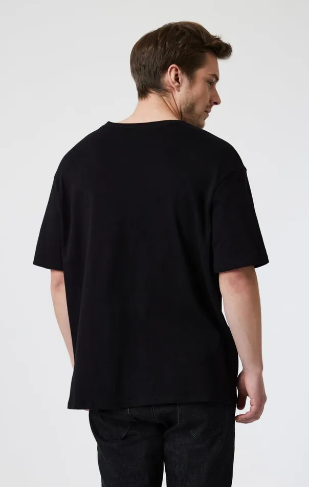 Drop Shoulder TShirt In Black Men Mavi Jeans TShirts Drop Shoulder TShirt In Black Men Mavi Jeans TShirts