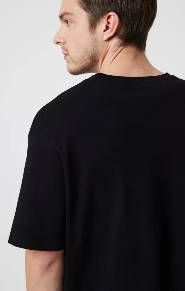 Drop Shoulder TShirt In Black Men Mavi Jeans TShirts Drop Shoulder TShirt In Black Men Mavi Jeans TShirts