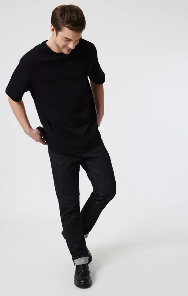 Drop Shoulder TShirt In Black Men Mavi Jeans TShirts Drop Shoulder TShirt In Black Men Mavi Jeans TShirts