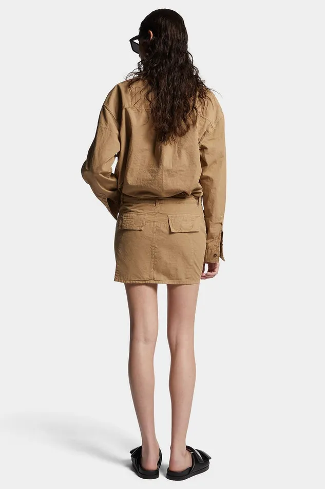 Dsquared2 Dresses and Jumpsuits Icon New Generation Double Pocket Dress Khaki 8211 Women