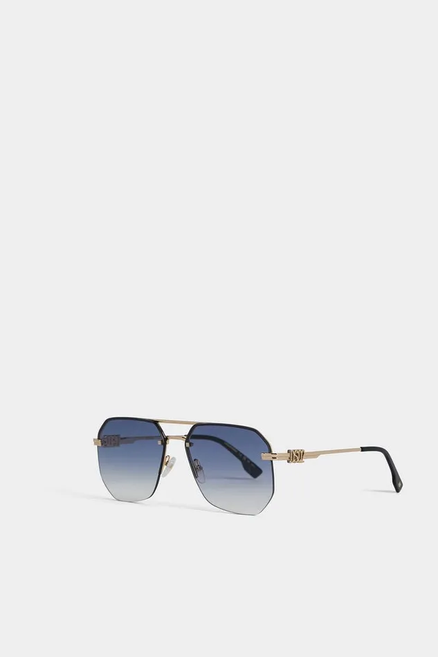 Dsquared2 Eyewear Hype Gold Blue Sunglasses 8211 MenWomen