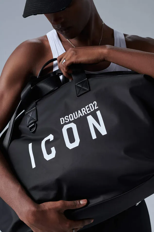 Dsquared2 Handbags Be Icon Duffle Bag Black 8211 Men