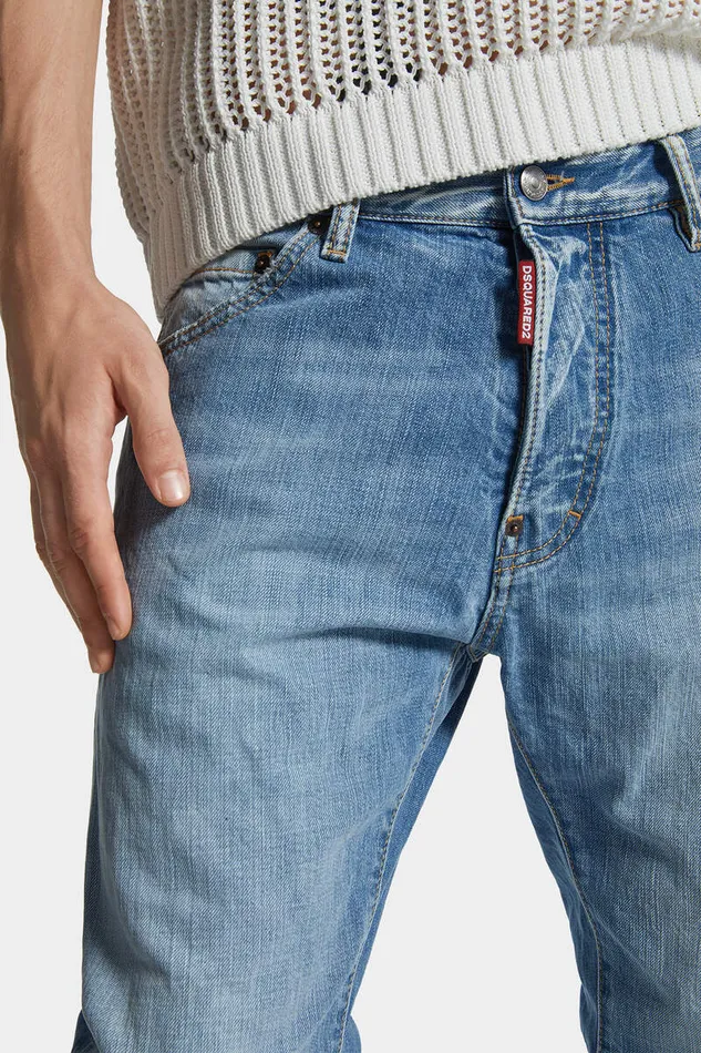 Dsquared2 Jeans Light Clean Wash Cool Guy Jeans Navy 8211 Men